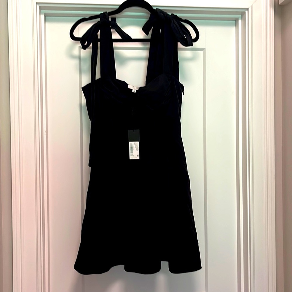 Gianni Bini Everly Bustier Black Dress